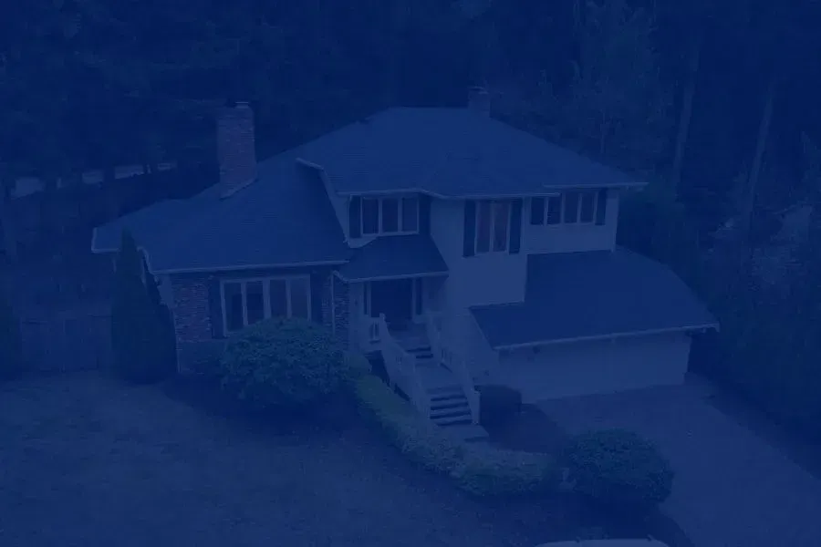 Residential home with a charcoal roof